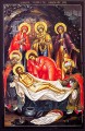 Entombment of our Lord - 18th c. Palekh School - (11J06)