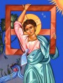 Christ as a Child - 20th c. St. Anthony's Monastery - (11P25)