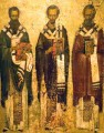 Three Hierarchs - 13th c. Vatopaidi, Mt. Athos - (1TH92)