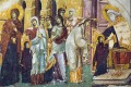 Presentation (Entrance) of the Theotokos in the Temple - 14th c. Panselinos - (12C01)