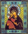 Vladimirskaya (Enameled) - 18th c. Russian - (12G05)