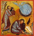Prophet Moses and the Burning - 17th c. Mt. Athos - (1MO40)