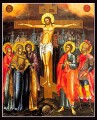 Crucifixion - 18th c. Palekh School - (11H09)