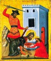 Beheading of St. John the Baptist - 17th c. Dionysiou Monastery - (1JB50)